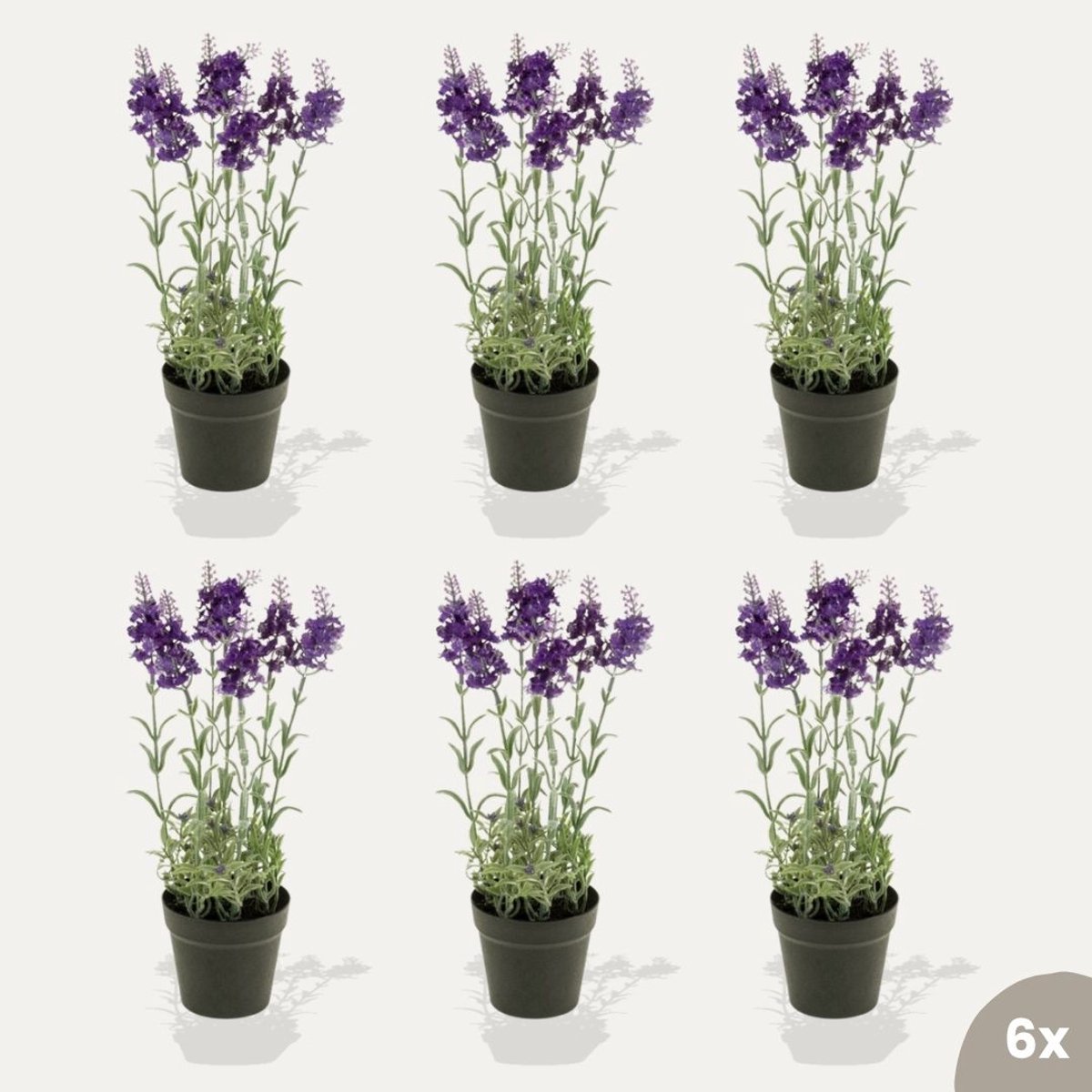 Lavendel - 6 stuks - Kunstplanten - Bundelset