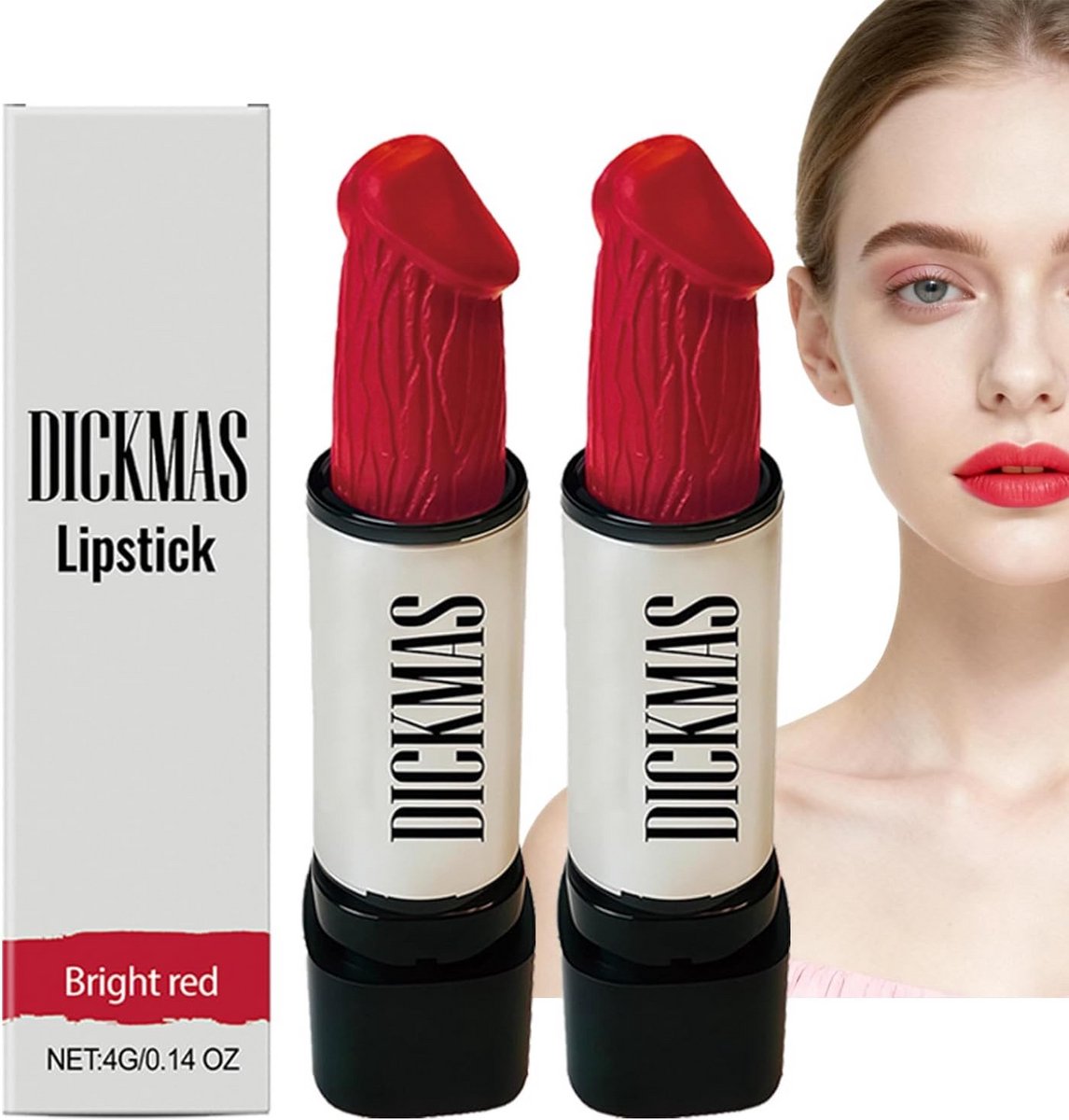 Grappige Opvallende Lippenstift Set voor Feestjes en Cadeaus