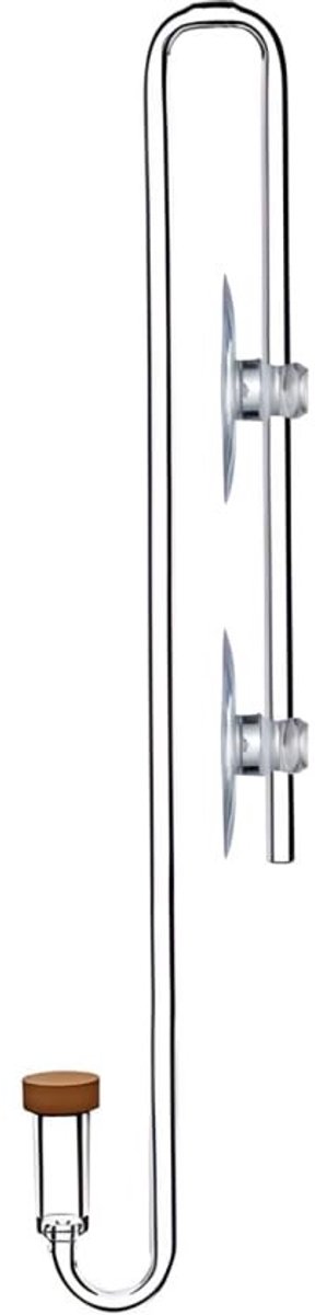 aladdien CO2 Diffuser - Acryl CO2 Verstuiver - Bubble Tellen Functie - Geschikt voor Aquaria - 4mm CO2 Buis - Hangend en Efficiënt