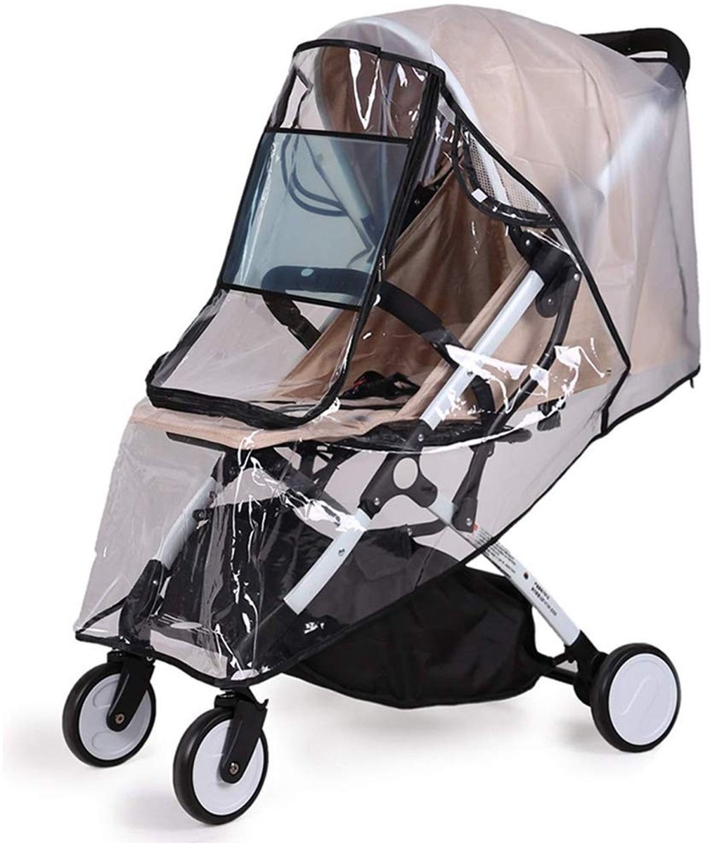 aladdien - Universele regenhoes - Bescherming tegen wind - Duurzaam en waterdicht - 37 x 22 x 37 inch - Geschikt voor kinderwagens - Ideaal voor bui...