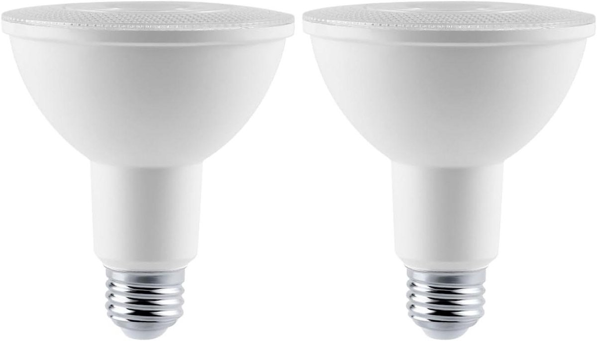 Ledlamp E27 PAR30 - Spotlamp Reflector - Decoratieve Verlichting - Energiebesparend 15W - 2 Stuks - Warm Wit