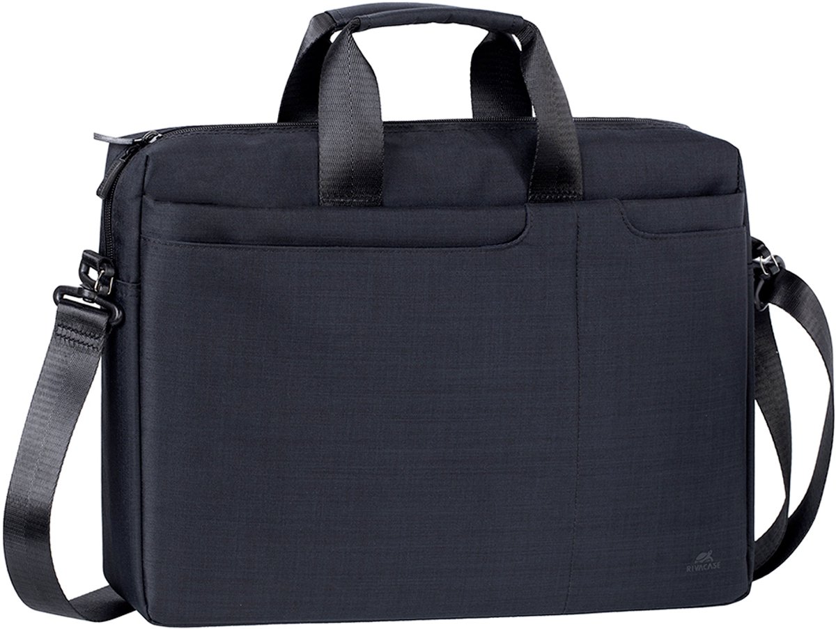 Rivacase 8335 Biscayne - Eco Laptoptas 15.6 inch - Waterbestendig - Recycled Materiaal - Zwart