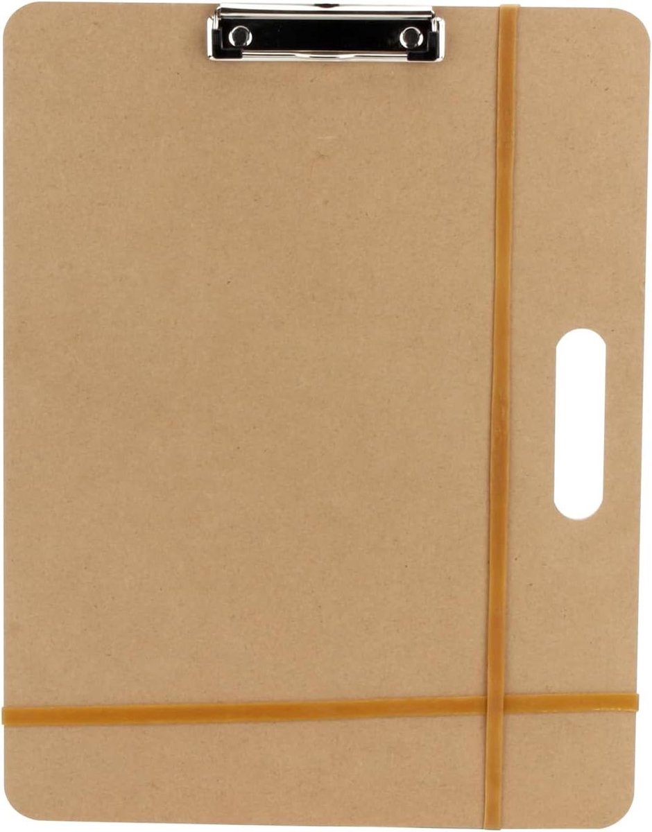 Tekentafel - Schetsbord Klembord - Kunst Maken - Met Handvat - A3 Formaat - Bruin