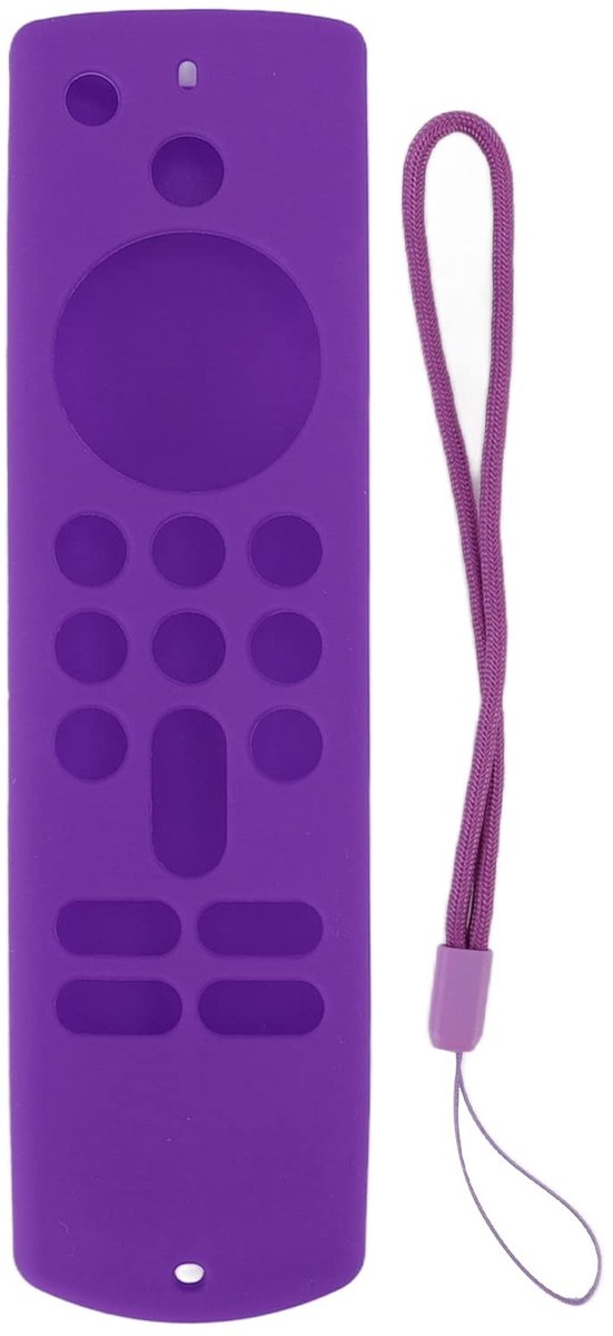 aladdien - Beschermhoes Afstandsbediening - Antislip Siliconen Hoes - Lichtgewicht en Schokbestendig - Purper - Geschikt voor Fire TV Stick - Ergono...