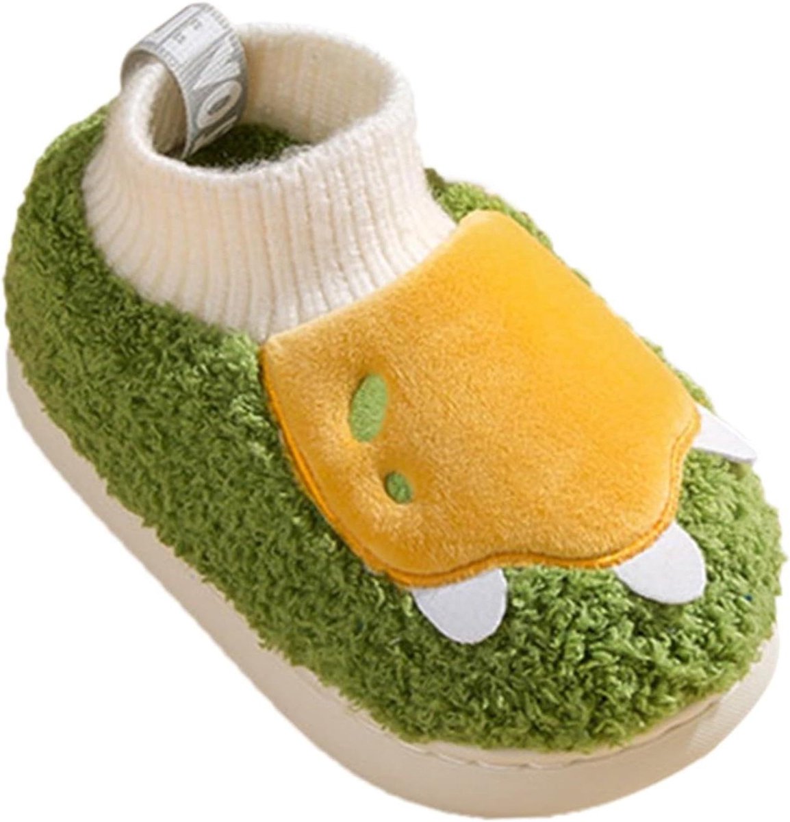 Dinosaurus Pantoffels - Warme Sloffen - Binnen Schoenen - Zachte Voering - Unisex - Groen