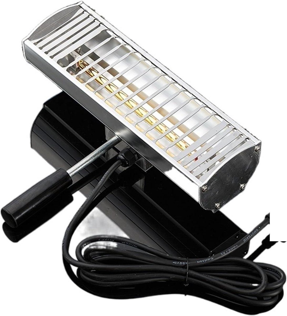 Infrarood Lamp - Drooglamp - Verf Drogen - Snelle Verwarming - 1000W - Zwart