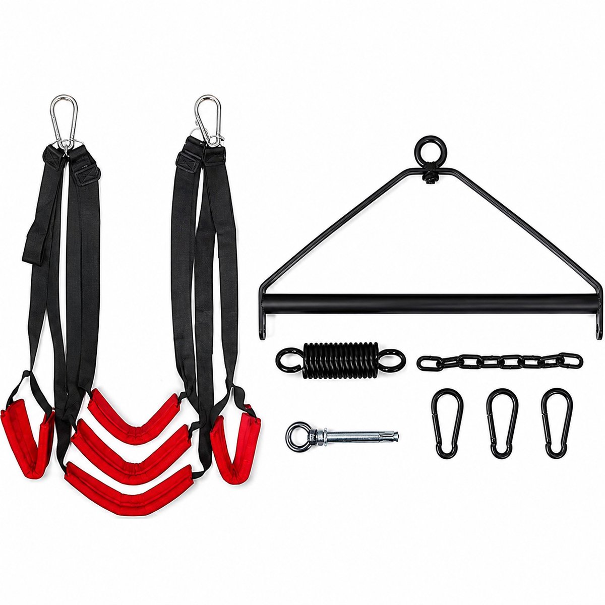 Velmio Sex schommel - Bondage set - Stevig - Sexspeeltjes Voor koppels - Rood/Zwart - 5 Extra zachte kussens