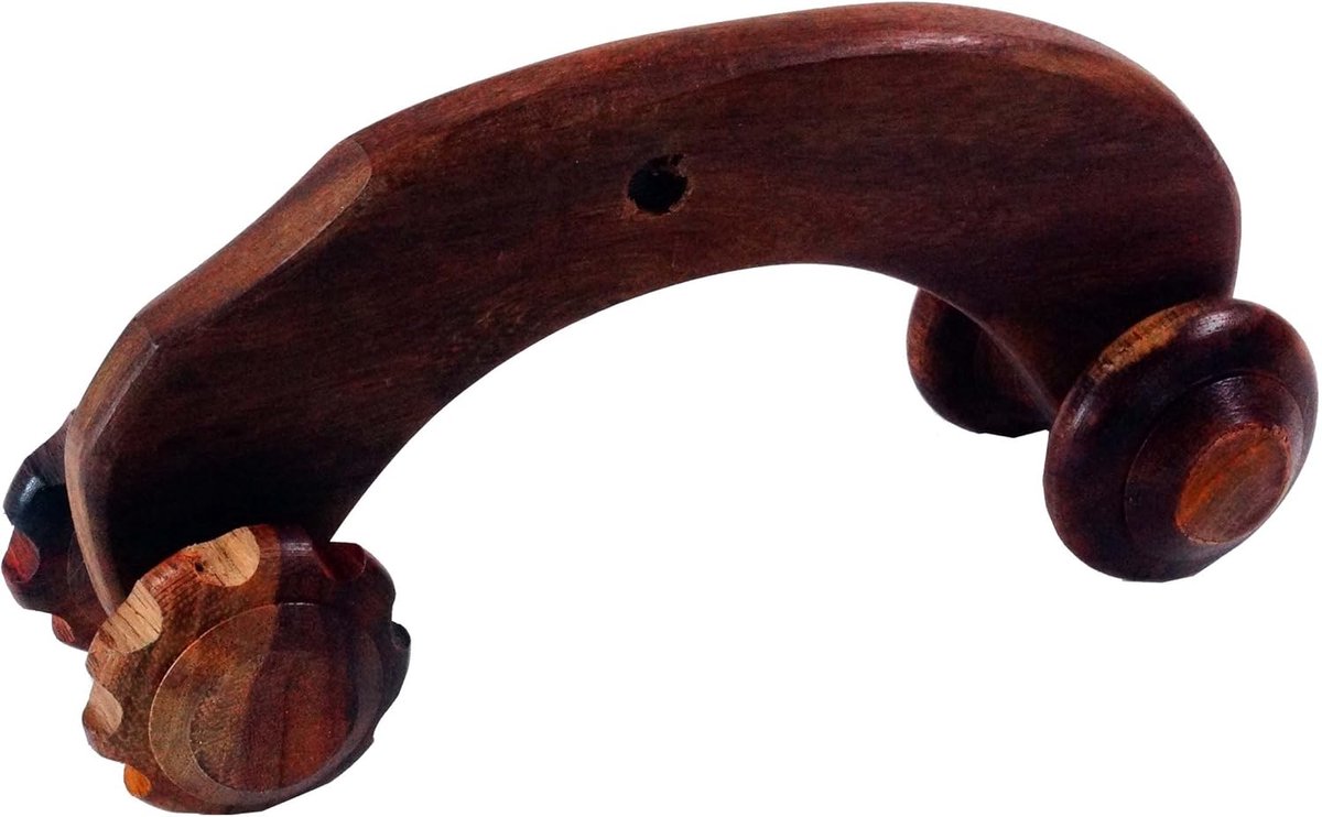 Houten Massage Roller voor Triggerpoint Massage met Natuurlijke Korrel