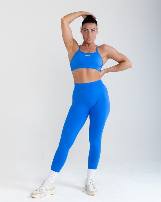 NXTR Premium Naadloze Sportlegging - Sky Blue - High Waist - Squat-proof Sportlegging Dames — afbeelding 4