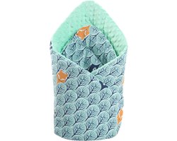 Medi Partners Steekkussen 100% Katoen Minky 75x75cm dubbelzijdig zacht multifunctioneel anti-allergisch voor baby's