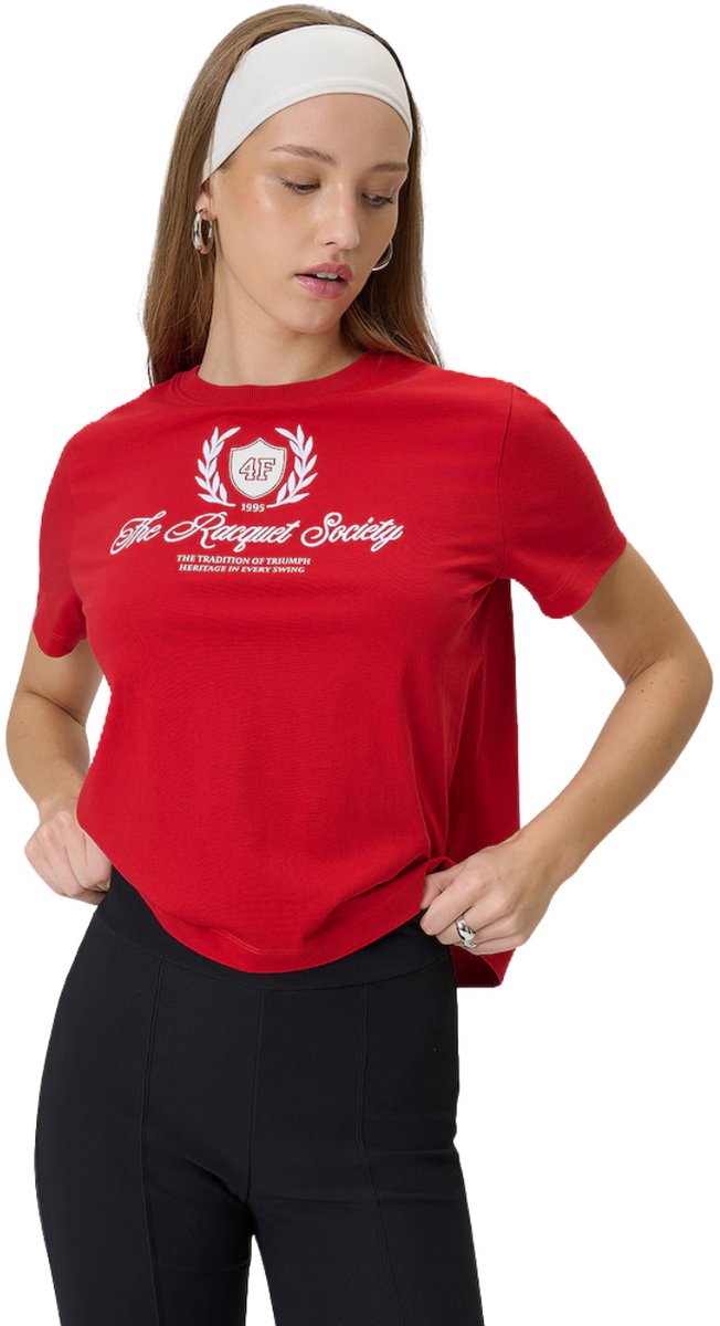 4F T-shirt Dames Rood - Maat S