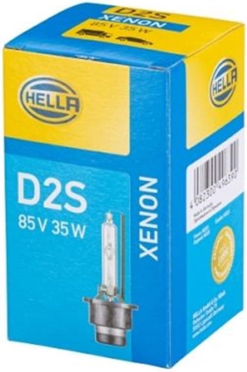 HELLA 8GS 007 949-261 Gloeilamp - D2S - Xenon up to 4300 Kelvin - 85V - 35W - Type grondplaat: P32d-2 - Doos - Aantal: 1