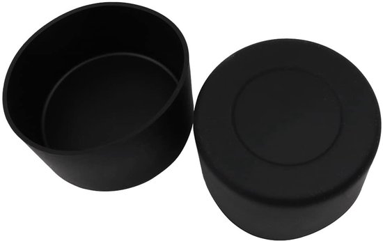 Store_9 - Siliconen hoes voor glazen spuitfles - Waterfles beschermer - Zwart - Wasbaar - Herbruikbaar - Geschikt voor 12 tot 24 oz flessen van store-9 — afbeelding 3