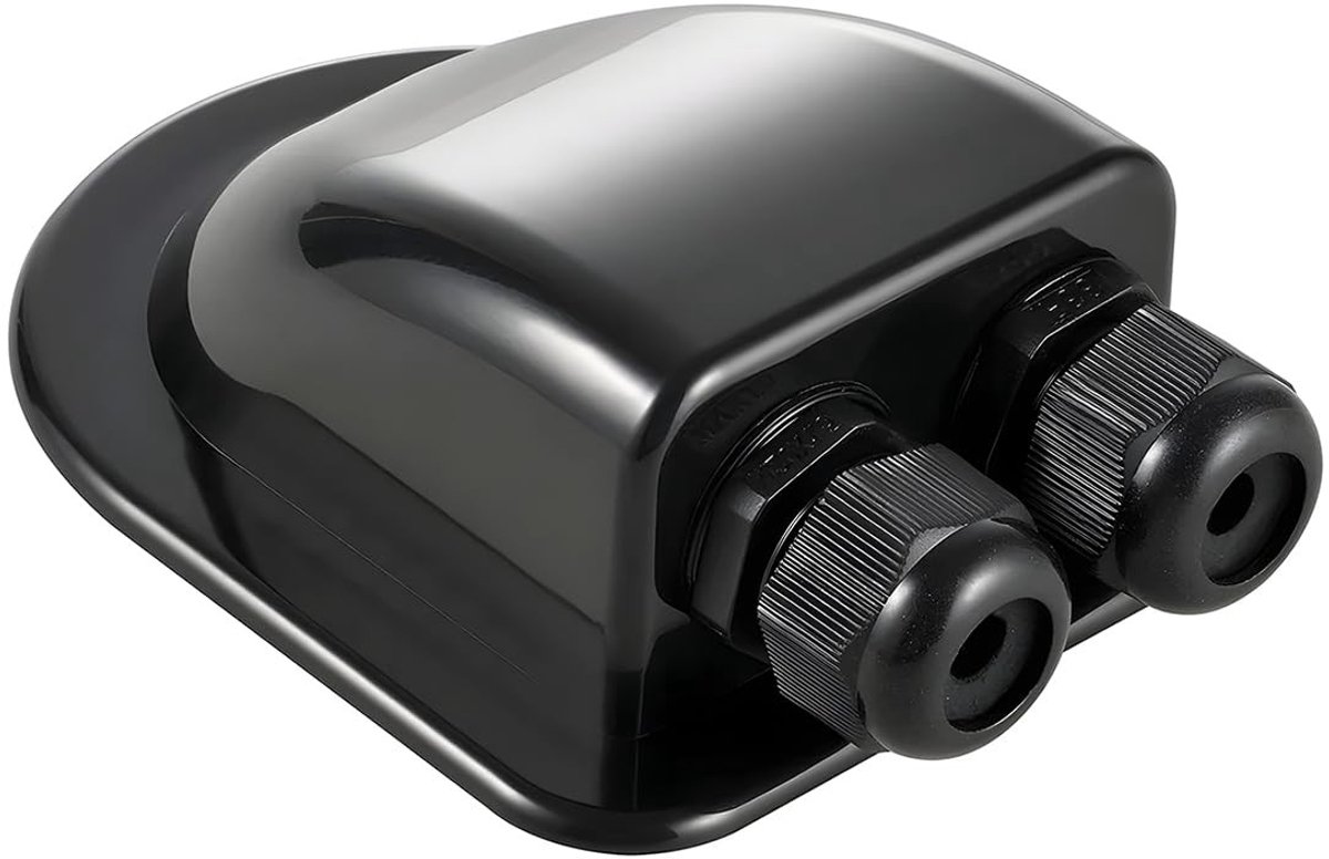 aladdien - Ingangskabel - Zonne-kabeldoorvoer - Waterdicht IP68 - Zwart - Voor Camper - Caravan - Boot
