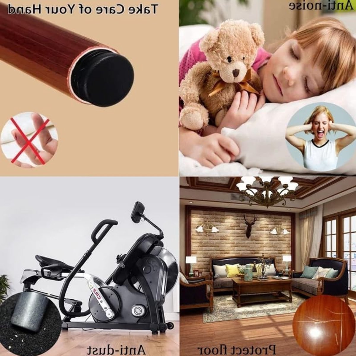 Set van 40 Ronde Wing Caps van Plastic voor 25 mm Ronde Buizen - Geschikt voor Meubels en Stoelen