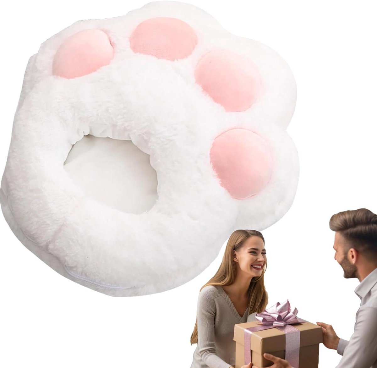 Elektrische Voetenwarmer - Warmte Kussen - Voeten Verwarmen - 3 Temperatuurstanden - 27 cm - Wit