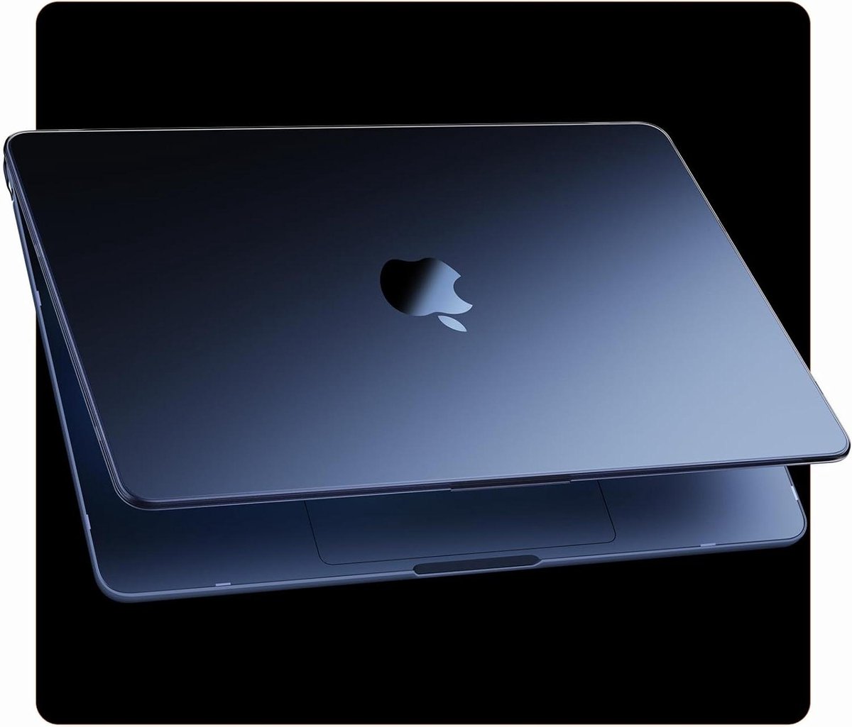 Laptop Cover - Hardshell Case - Bescherming Laptop - Ultra Dun - 15 inch - Midnight Transparant
