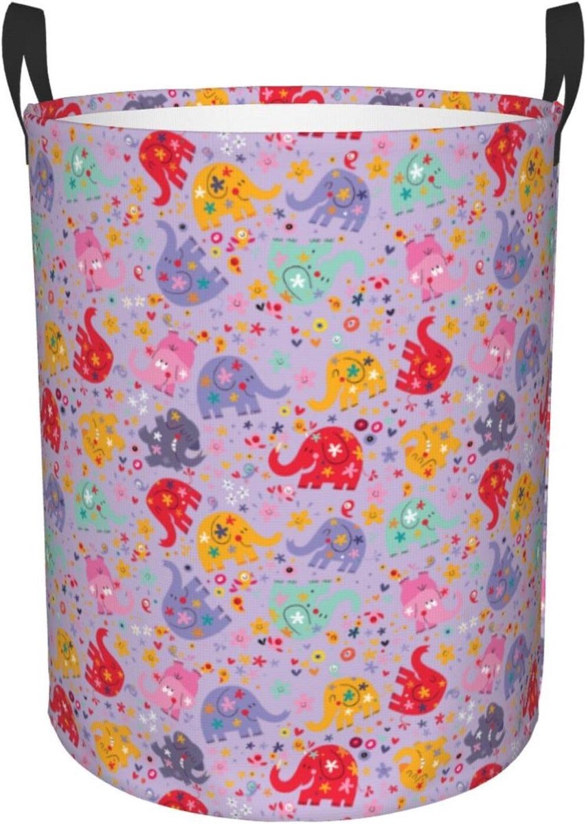 Wasmand - Opbergmand - Kleding Opbergen - Vrijstaande Structuur - 40 x 50 cm - Zwart