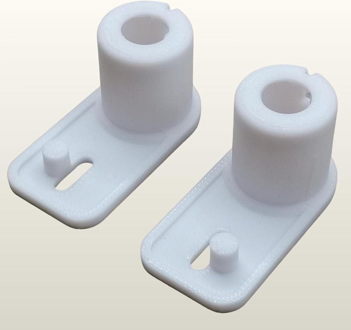 Vervangend Scharnier - Deurscharnier Wit - Vriezer Reparatie - Made in Germany - 2 Stuks - Wit