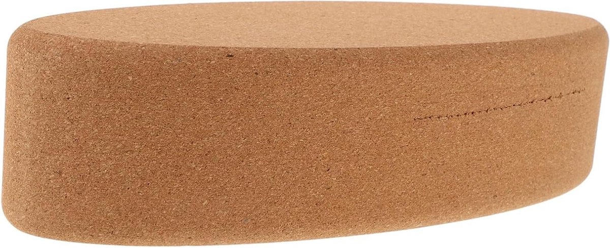 Yoga blokken - Fitness hulpmiddel - Houding verbeteren - Stevige kurk - 295 cm - Lichtbruin