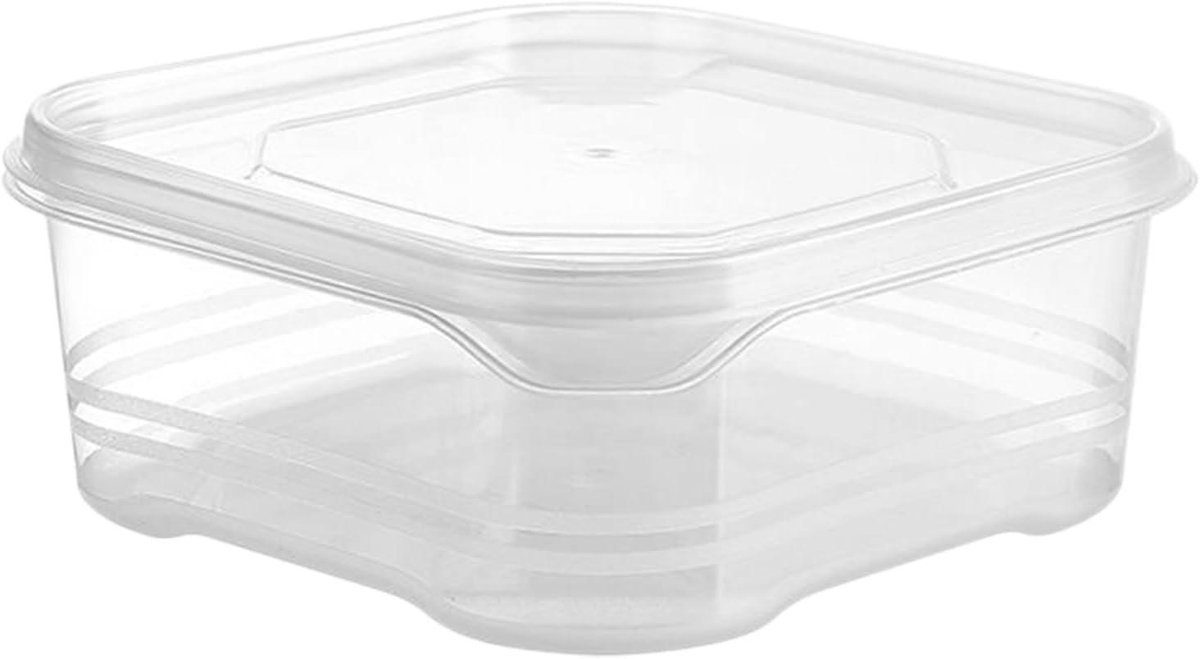 Fruit Organizer - Koelkast Bakjes - Koelkast Ordenen - Transparant Ontwerp - 350 ml - Transparant