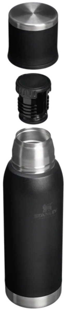 Stanley Adventure To-Go Bottle - Thermosfles - 0,75 Liter - 20 Uur Warm - Lekvrij - Black 2.0 – foto 2