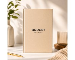 Budget Planner Beige – Huishoudboekje & Kasboek – 12 Maanden Financieel Overzicht voor Inkomsten, Uitgaven & Sparen