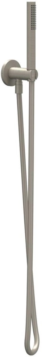 IVY Glijstangset met Handdouche Staafmodel - Doucheslang 150 cm - Geborsteld Nickel PVD