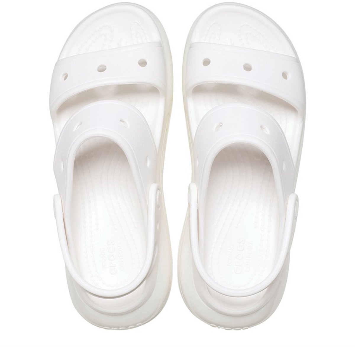Crocs Crush Sandalen Wit Maat 45/46 US M11