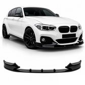 Lèvre avant sur mesure pour BMW Série 1 F20 F21 noir brillant