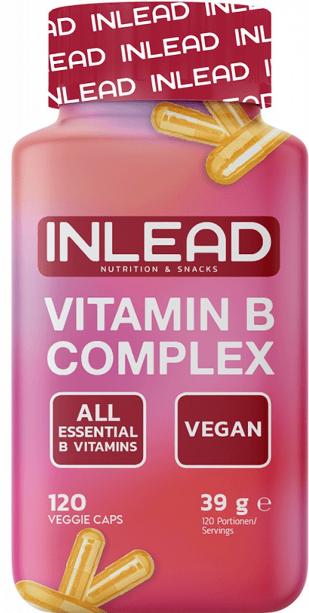 Inlead Vitamin B Complex (120 Caps) Unflavoured - Vitaminen, mineralen & gezondheid - Vitaminen