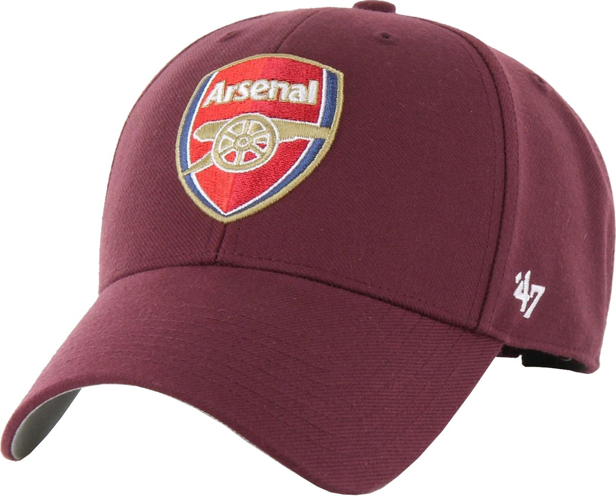 47 Brand Arsenal FC MVP Cap, Mannen, Kastanjebruin, Pet, maat: One size