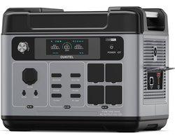 OUKITEL P2001 Pro 3200W Draagbare Powerstation - 2048Wh LiFePO4-batterij - App-besturing - Snel Opladen - 13 Uitgangen - Zilver