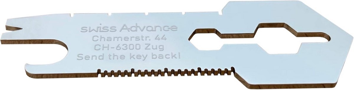 Compacte Multitool Sleutelhanger met Wel Gereedschappen