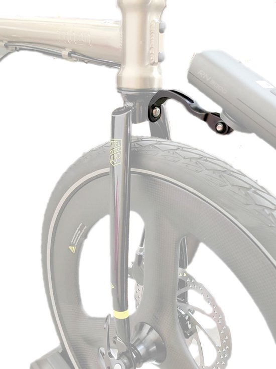 Geschikt voor Specifieke bevestiging van aluminiumlegering voor vork (lamp/camera-extensiebeugel) voor Brompton-vouwfietsen (GoPro-interface) van Merkloos — afbeelding 2