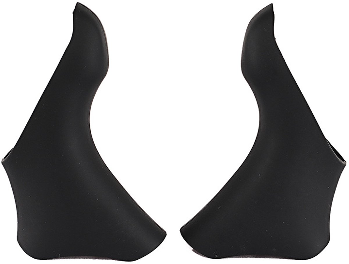Schakelrubbers Geschikt voor racefietsen – Geschikt voor SHIMANO 105 ST-5600/6600-serie – Siliconen beschermhoezen – Zwart (per paar)