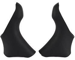Schakelrubbers Geschikt voor racefietsen – Geschikt voor SHIMANO 105 ST-5600/6600-serie – Siliconen beschermhoezen – Zwart (per paar)