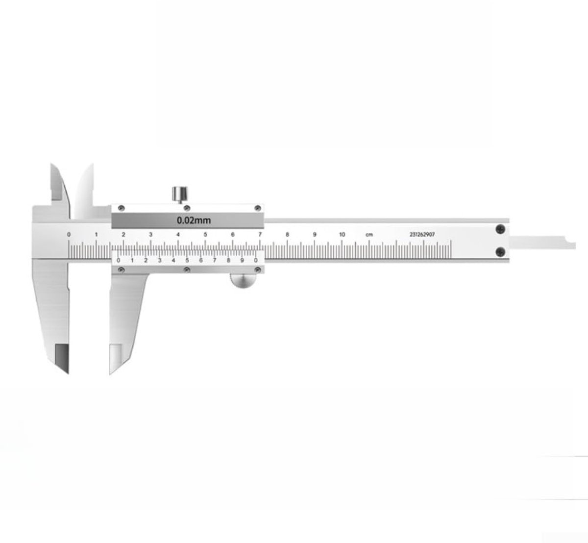 Metal Caliper - Meetgereedschap - Precise Metingen - Hoge Nauwkeurigheid - 0-100mm - Zilver