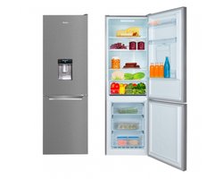 Amica AFN8322DX - No*Frost Koel-Vriescombinatie - Waterdispenser 2 l - 322 l - Roestvrijstaal - 185.5 cm Hoog - 60 cm Breed