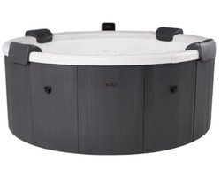MSpa Denver Frame Spa - Jacuzzi de luxe 6 personnes - 138 Airjets - Comprend un kit de filtration, une couverture isolante et une vessie gonflable - Carré - 160 x 160 cm - Urban Jet Series