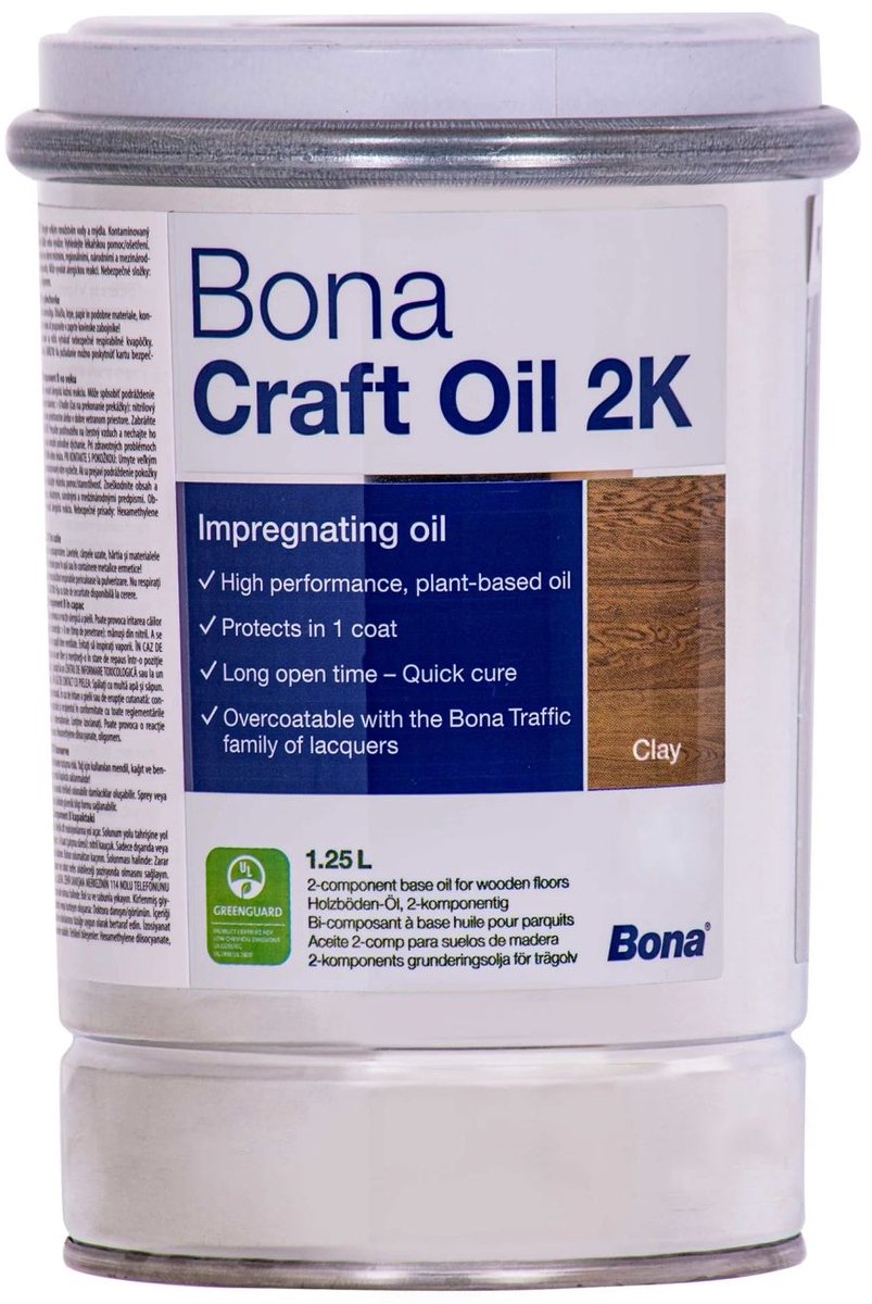 Bona Craft Oil 2k Clay - 1,25 liter