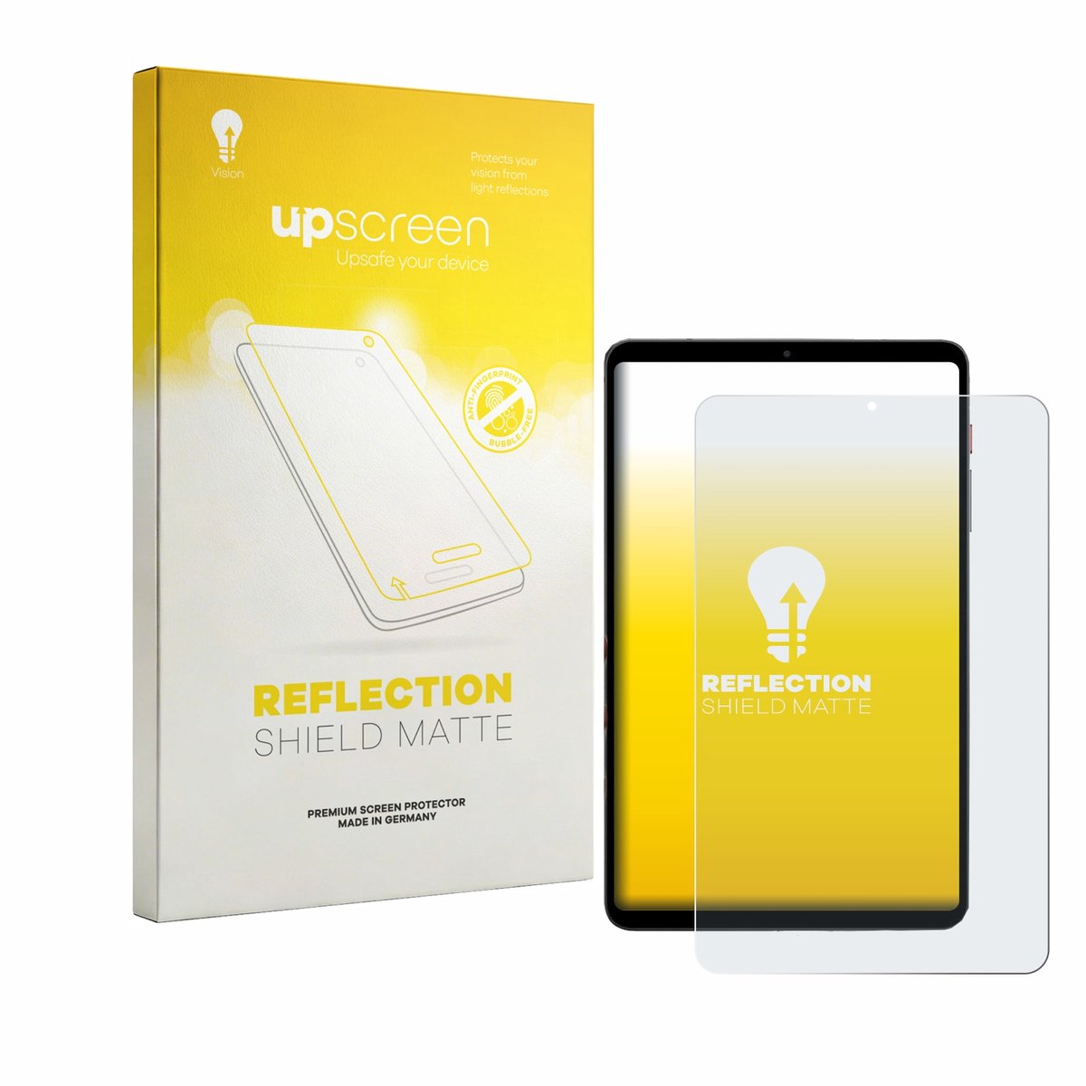 upscreen - Screenprotector voor BNCF BPad T1 - Folie Beschermfolie anti glare matte