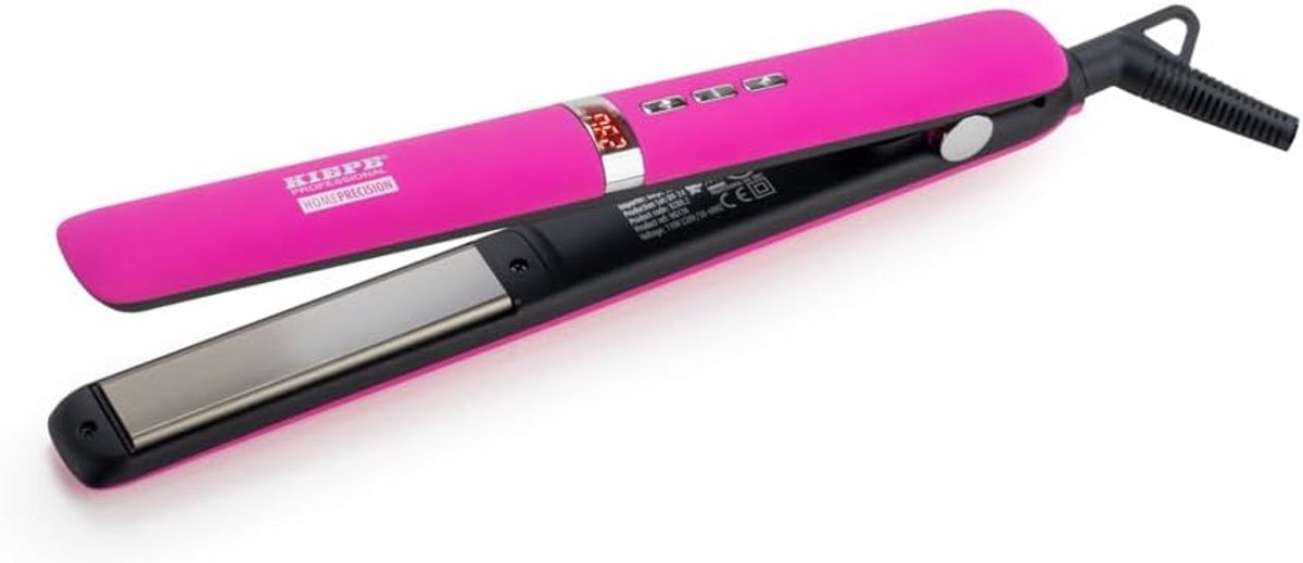 Professionele Stijltang met Titanium Platen en LED Display