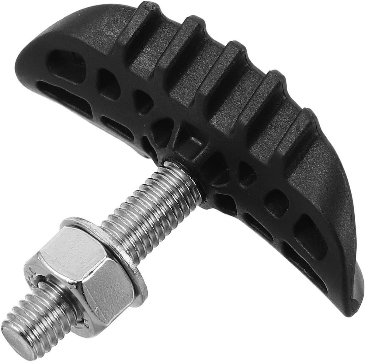 Motorfiets Velgslot - Wielklem Binnenband - Offroad Veiligheid - Antislip Ontwerp - 6.20X4.70X3.40CM - Zwart