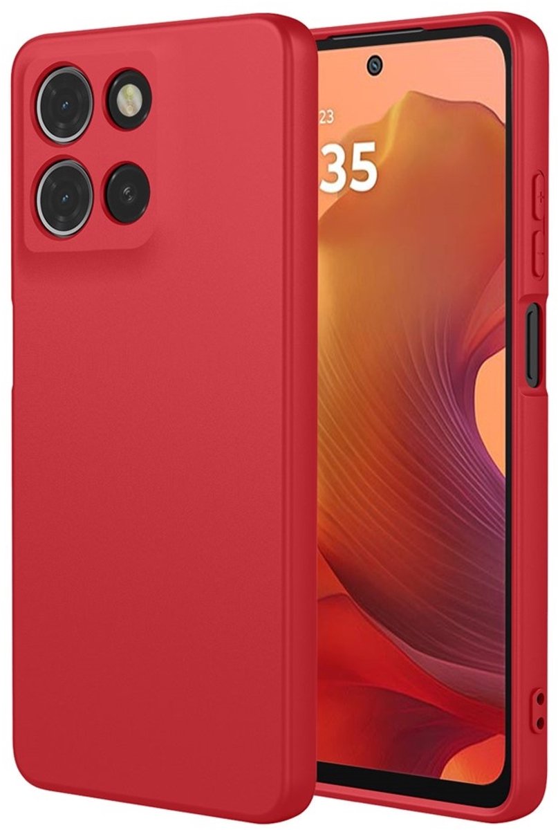 Coverup Hoesje - Geschikt voor Motorola Moto G15 / G17 (Power) Hoesje - Coverup Colour TPU Back Cover - Rood