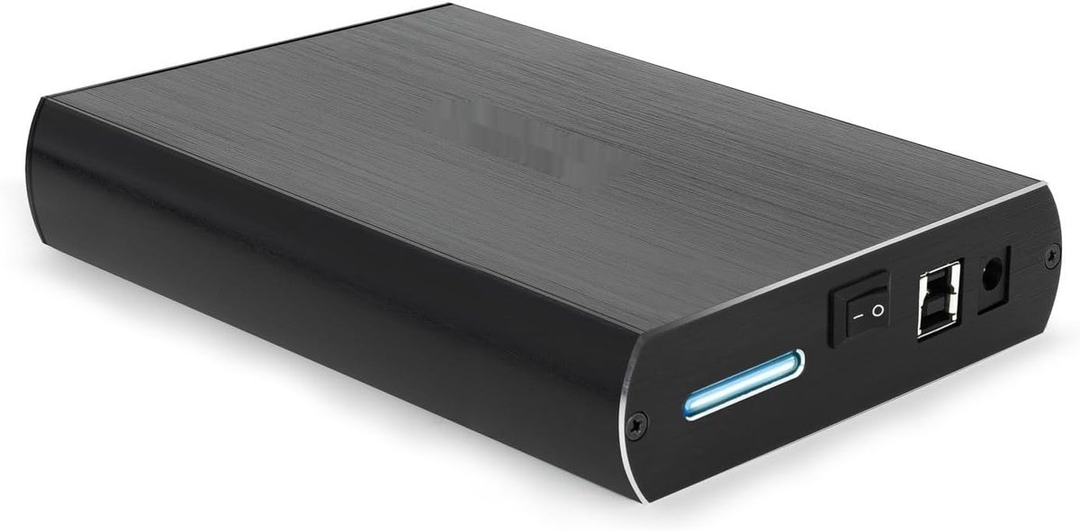 Externe Behuizing - Harde Schijf Opslag - Snelle Data Transfer - USB 3.0/3.1 Gen1 - 3.5 inch - Zwart