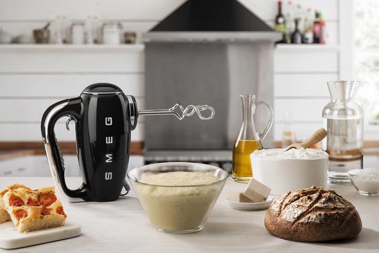 Handmixer - Keukenmixer - Bakken en Koken - 9 Snelheden Turbo - 22 cm breed - Zwart van Merkloos — afbeelding 3