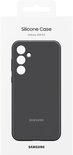 Zwarte Samsung silicone case voor Galaxy A55 5G in verpakking.