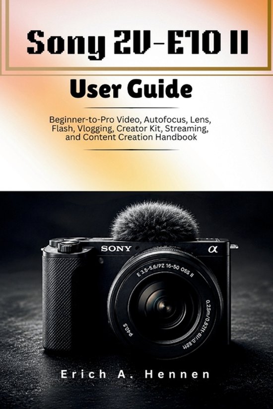 Sony ZV-E10 II User Guide - cover