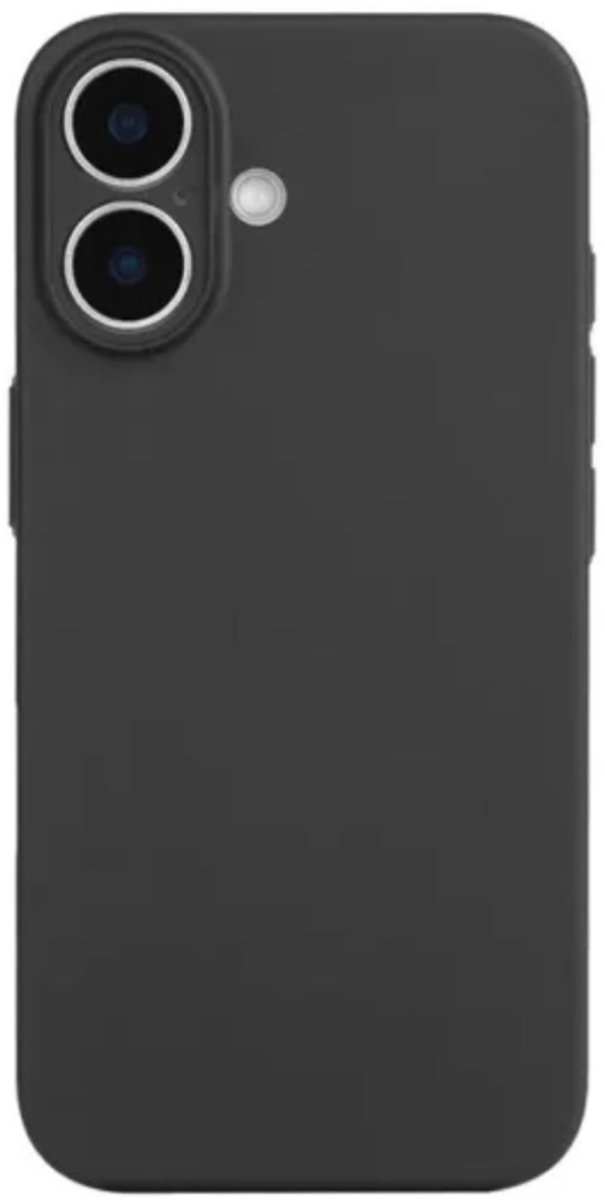 Silq Ultra Dun Hoesje geschikt voor iPhone 16 - Zwart - Slechts 0,5mm dun!